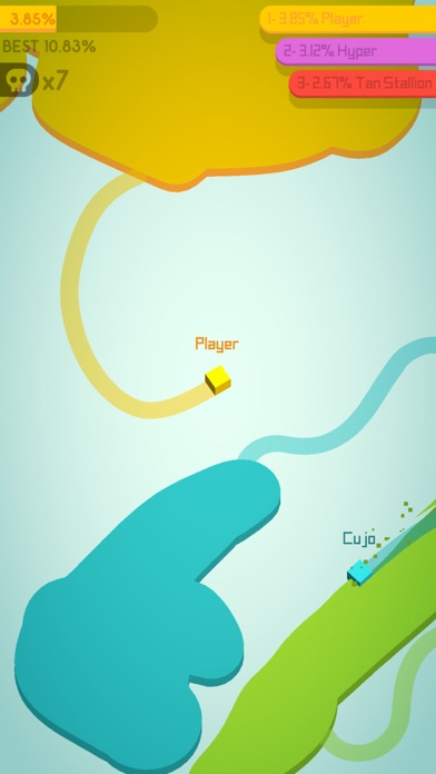 Paper.io 2 Gameplay and Review (iOS and Android Mobile Game) 