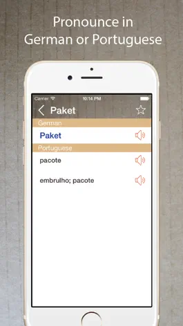 Game screenshot German Portuguese Dictionary + apk