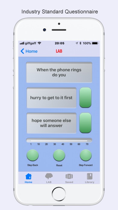 Personality Test LAB screenshot 4