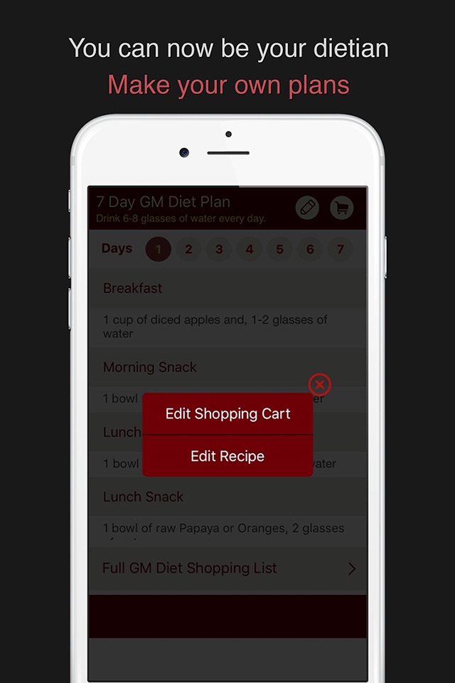 GM Diet 7 Day Meal Plan screenshot 2