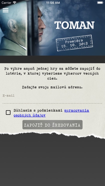 Toman - aplikácia k filmu screenshot-6