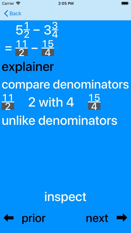 BasicFrac Fractions