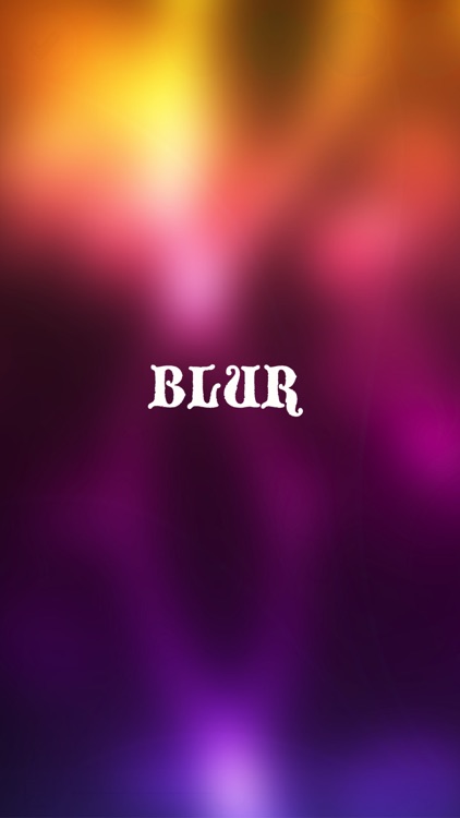 iBlur - Create cool wallpapers