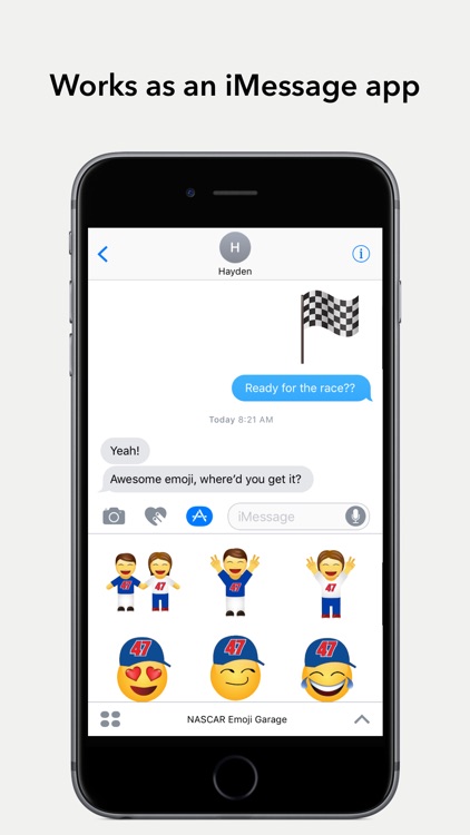 NASCAR Emoji Garage
