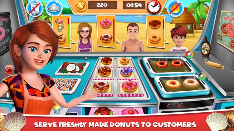 Beach Food Truck -Cooking Game