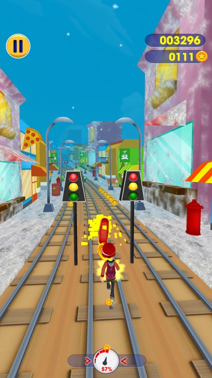 Subway Santa Runer screenshot-4