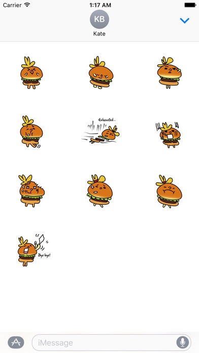 Burgerman in Texas Sticker screenshot 3