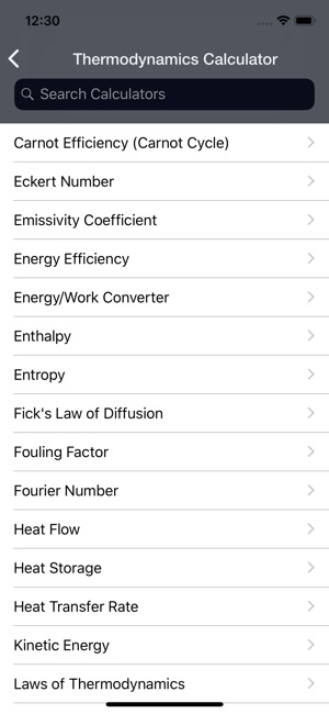 Thermodynamics Calculator