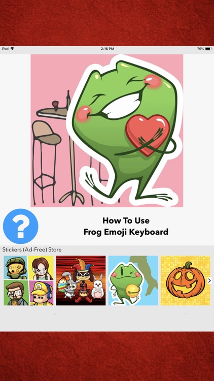 Travel Frog - Emoji Keyboard screenshot-3