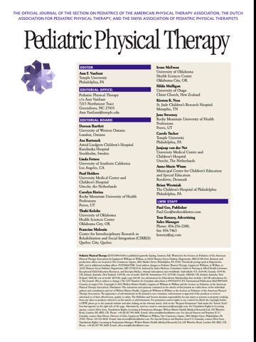 Pediatric Physical Therapy Journal screenshot 2