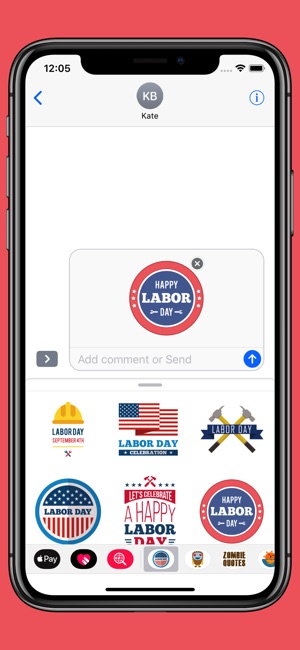 Labor Day - USA stickers(圖4)-速報App