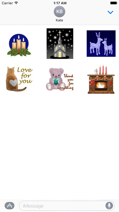 Animated Christmas Sticker Gif screenshot 2