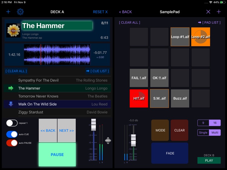PlayBacker for iPad screenshot-3