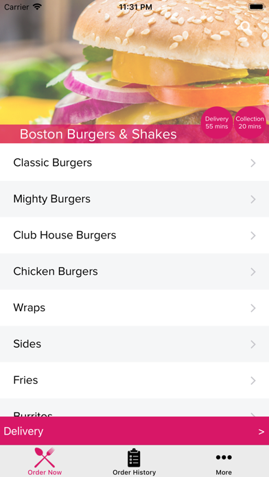 Boston Burgers & Shakes screenshot 2