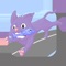 Feed Kitty the cat with fishes that can be found in the alley while avoiding obstacles