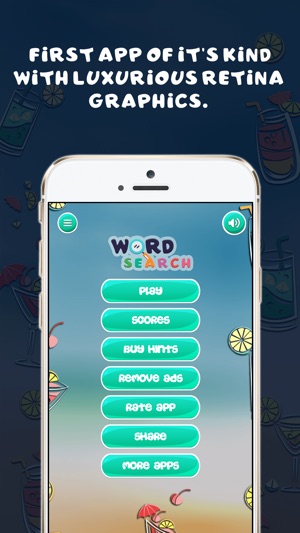 Word Search Drinks Puzzle(圖2)-速報App