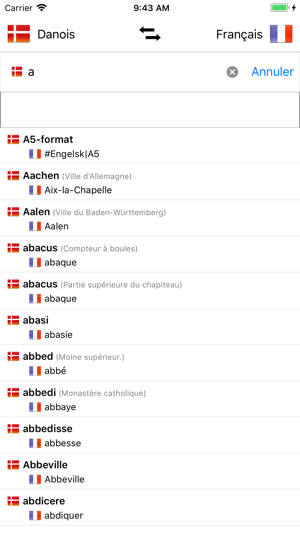 Dictionnaire Danois-Français(圖4)-速報App
