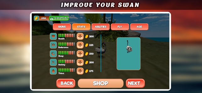 Swan Bird Simulator 3D(圖4)-速報App