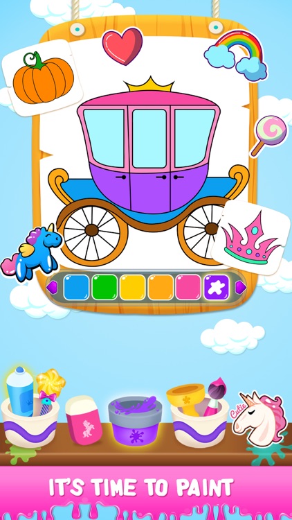 Princess Color Book Puzzle screenshot-4