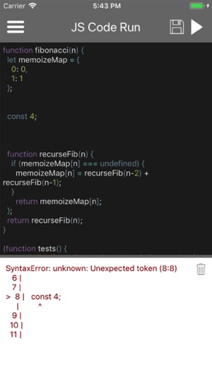 JS Code Run: JavaScript Editor(圖2)-速報App