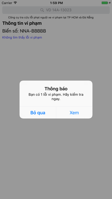 How to cancel & delete Kiểm tra phạt nguội Oto from iphone & ipad 1