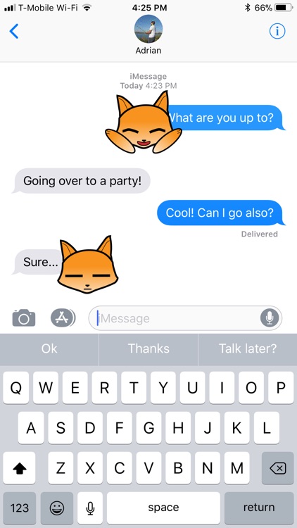 Kitmoji- Fox Stickers