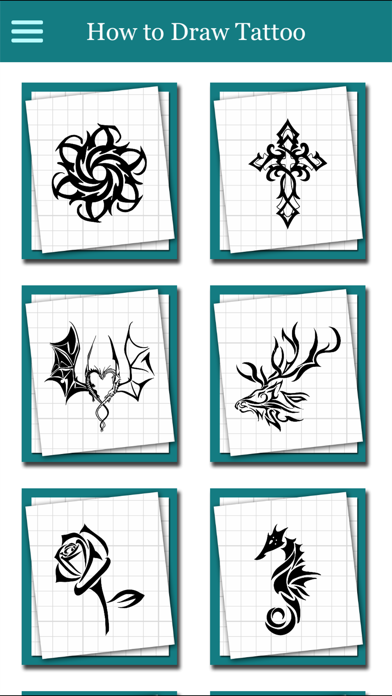 Learn How To Draw Tattoo screenshot 3