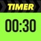 Interval Training Timer perfect for HIIT Circuit and Tabata Workouts