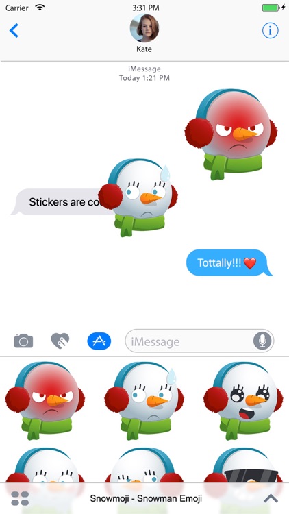 Snowmoji - Snowman Emoji