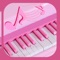 Pink piano is a music playback application designed for you and your children