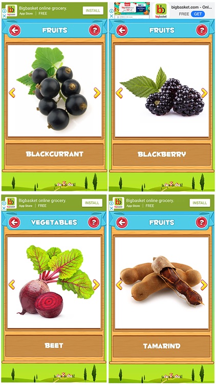 Learn Vegetables and Fruits
