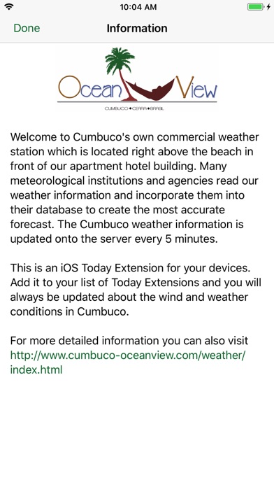 Cumbuco Weather Station screenshot 2