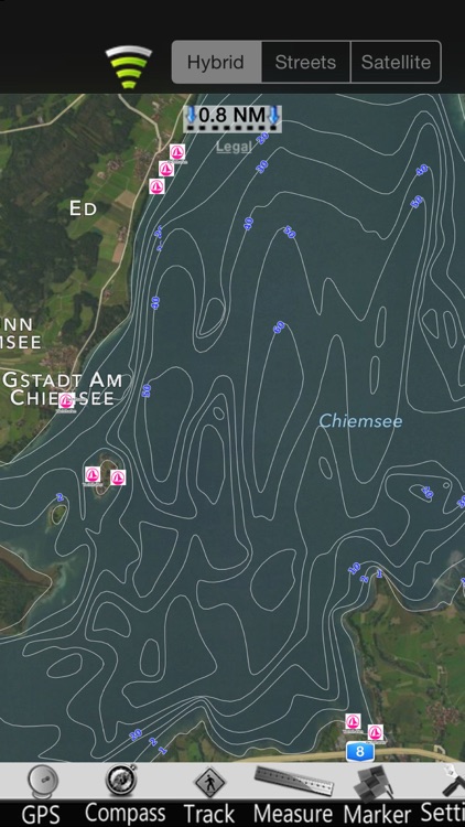 Chiemsee GPS Nautical charts