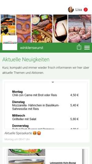 winklerswurst im app store iphone screenshots