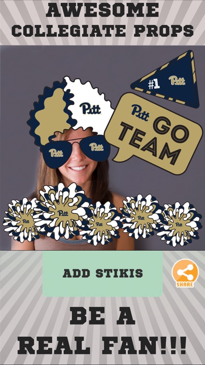 Pittsburgh Panthers Selfie Stickers