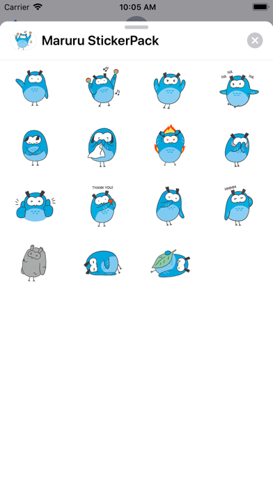 Friendly Owl Animated Sticker screenshot 2