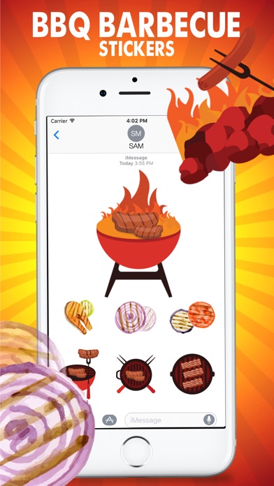 Barbecue Love Stickers screenshot 2