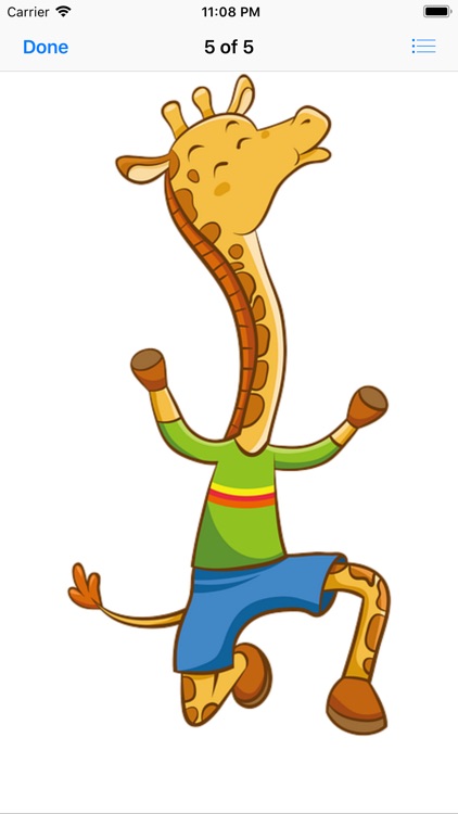 Silly Giraffe Sticker Pack screenshot-7