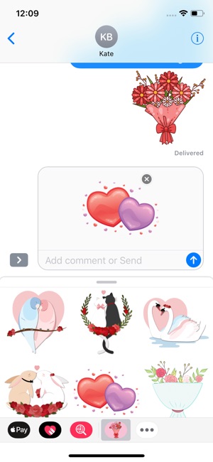 Valentine's Bouquet Stickers(圖3)-速報App