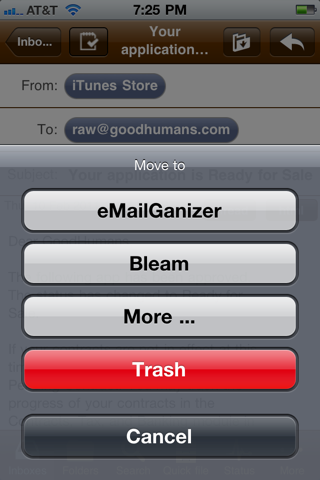 eMailGanizer Pro screenshot 3