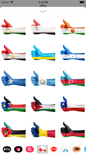 Thumbs Up Flag Sticker Pack(圖1)-速報App