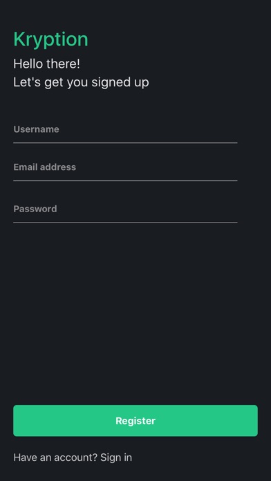 Kryption - Private Messenger screenshot 2