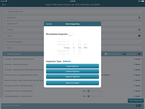 Screenshot #6 pour HDS Entry, Mobile Inspection