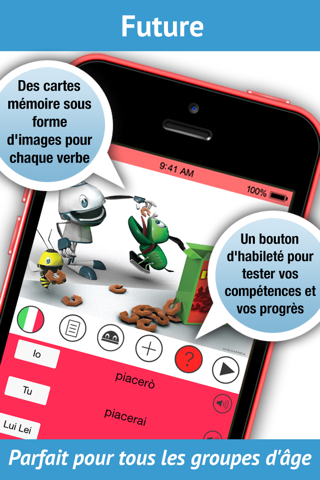 Learn Italian Verbs. LearnBots screenshot 3