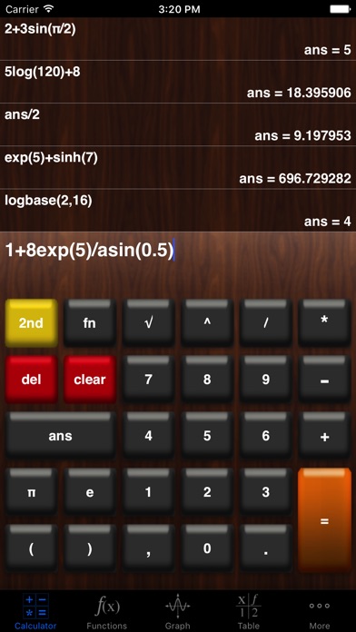 My Graphing Calculato... screenshot1