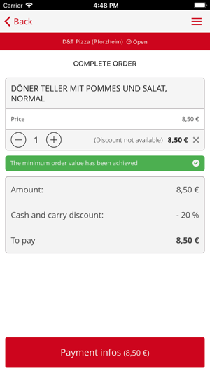 D&T Pizza Pforzheim(圖2)-速報App