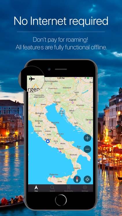 Italy Offline GPS Navigation