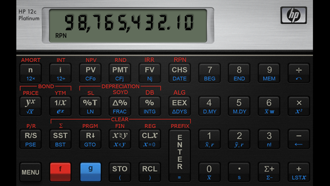 HP 12C Platinum Calculator