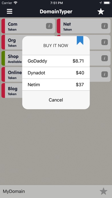 DomainTyper - Domain Search screenshot 2