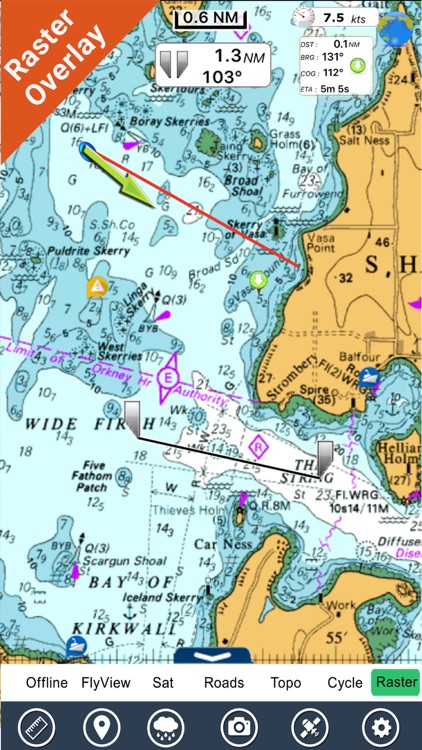 Boating Scotland GPS charts